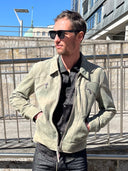 John Varvatos Lederjacke Herren