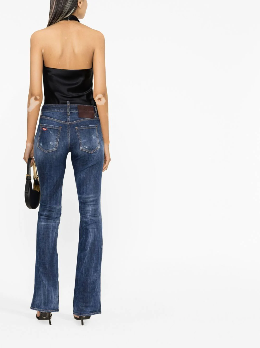 Medium Waist Flare Jean